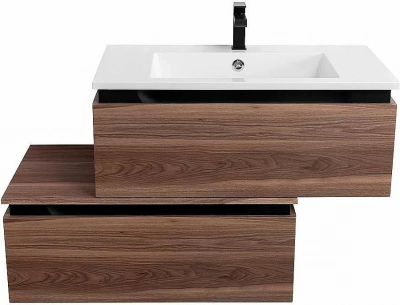 Тумба с раковиной Cezares Slider 80 SLIDER-800-1C-SO-NA орех дымчатый