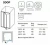 Душевой уголок Ravak Supernova SDOP+PSS 90х90x185 профиль белый/стекло прозрачное