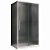 Душевой уголок ABBER Schwarzer Diamant AG30140MH-S75M 140x75 стекло матовое/профиль хром