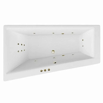 Ванна акриловая EXCELLENT Sfera SMART WAEX.SFL17.SMART.BR 170x100 белая с гидромассажем