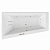 Ванна акриловая EXCELLENT Sfera SMART WAEX.SFL17.SMART.BR 170x100 белая с гидромассажем
