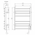 Полотенцесушитель Domoterm Аврора DMT 109-8 50x70 TBOX EK R