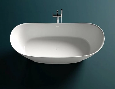 Ванна Salini NOEMI Up&Down S-Stone Solix 170х75 белая/снаружи RAL матовая
