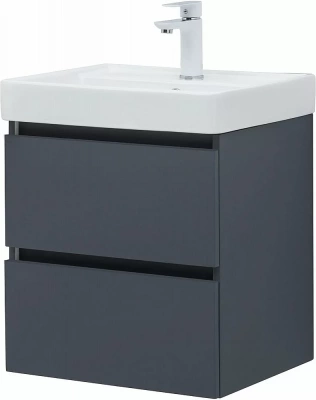 Тумба с раковиной Aquanet Вега 2.0 337946/301802 50 маренго