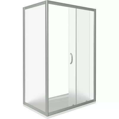 Душевой уголок Good Door Infinity WTW+SP 110х70 стекло матовое/профиль хром