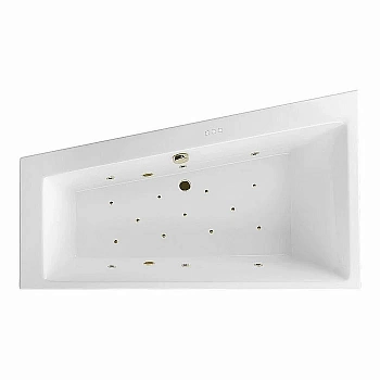 Ванна акриловая EXCELLENT Sfera RELAX WAEX.SFL17.RELAX.BR 170x100 белая с гидромассажем