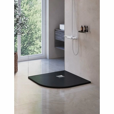 Душевой поддон RGW ST/R-G Stone Tray 16153099-02 90x90 графит