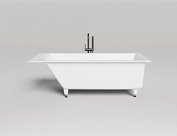 Ванна Salini Cascata KIT S-Sense 104313GRH 170x75 белая/снаружи RAL глянцевая