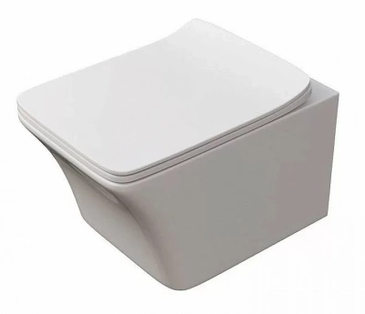 Унитаз Caprigo Modern Jewel J-1103 безободковый, с крышкой микролифт, белый