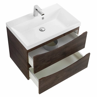Тумба с раковиной Belbagno MARINO 65 подвесная Rovere Moro