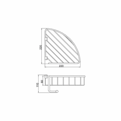 Полка Veragio Basket VR.GFT-9055.CR