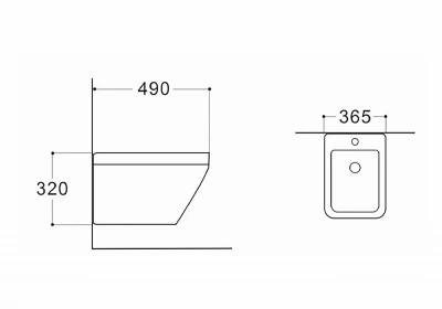 Биде подвесное Aquatek Лира AQ1055-00
