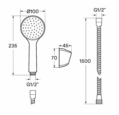 Смеситель для ванны Santek Венга WH5A10003C001 хром