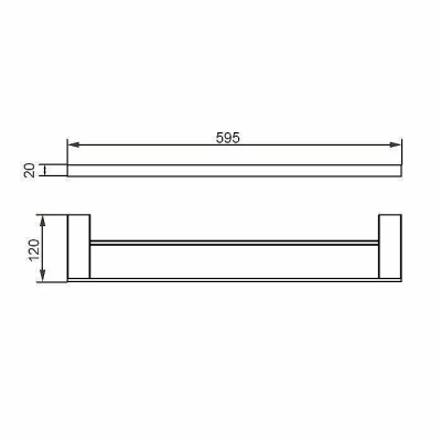 Полотенцедержатель Aquanet 5624D