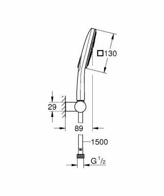 Душевой набор Grohe Rainshower SmartActive 26588LS0