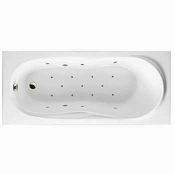 Ванна акриловая EXCELLENT Sekwana RELAX WAEX.SEK17.RELAX.BR 170x75 белая с гидромассажем