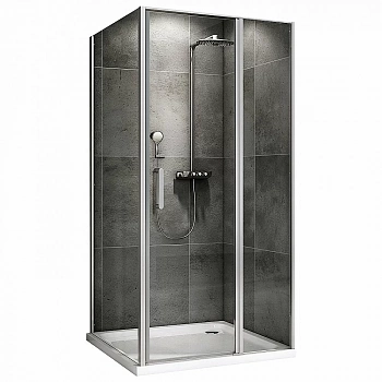Душевой уголок ABBER Sonnenstrand AG04110S-S75 110x75 стекло прозрачное/профиль хром