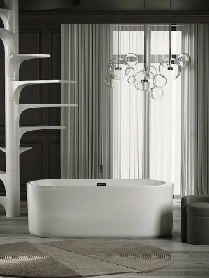 Акриловая ванна Sancos Fiori 170х80 FB04 белая