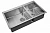 Мойка кухонная Zorg Inox R 78-2-51-L Сталь