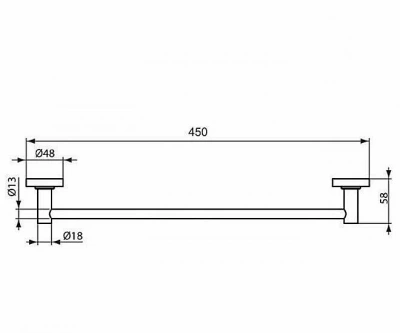 Полотенцедержатель Ideal Standard IOM A9117AA