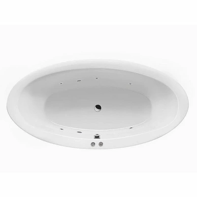 Ванна акриловая EXCELLENT Lumina SOFT WAEX.LUM19.SOFT.CR 190x95 белая с гидромассажем