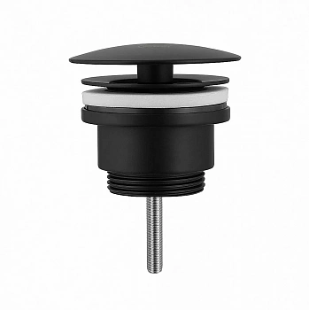 Донный клапан без перелива Abber Bequem AF0012B черный матовый