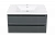 Тумба с раковиной LA FENICE Elba Grigio TWIN 100 серая