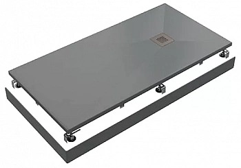 Поддон литьевой Good Door Essentia 70x140 Графит