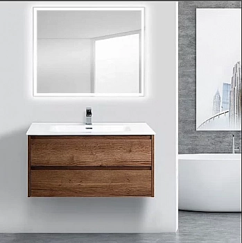 Тумба с раковиной BelBagno KRAFT 120 Rovere Tabacco