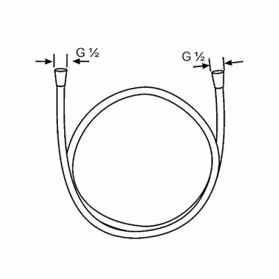 Душевой шланг Kludi Suparaflex Silver 610720500