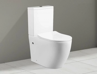 Унитаз напольный CeruttiSpa Orlter CT9867 безободковый, с бачком, с крышкой микролифт, белый
