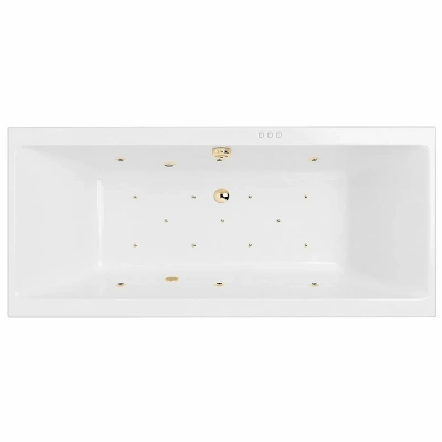 Ванна акриловая EXCELLENT Pryzmat Slim RELAX WAEX.PRY16S.RELAX.GL 160x75 белая с гидромассажем
