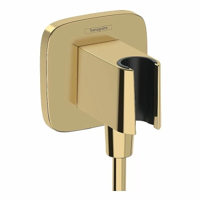 Подключение для шланга Hansgrohe FixFit Q 26887990 полированное золото