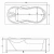 Акриловая ванна Aquatika Атлантис Standart 180x90
