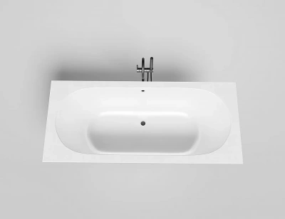 Ванна Salini Ornella AXIS S-Stone 103421MRF 180x80 белая/полностью RAL матовая