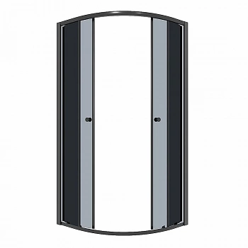 Душевой уголок Niagara Eco NG-1003-14T 80х80 профиль черный/стекло тонированное