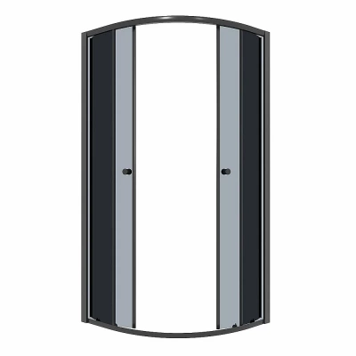 Душевой уголок Niagara Eco NG-1003-14T 80х80 профиль черный/стекло тонированное