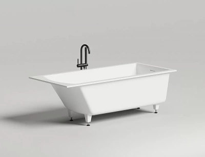 Ванна Salini Cascata KIT S-Stone 104523MRF 180x80 белая/полностью RAL матовая