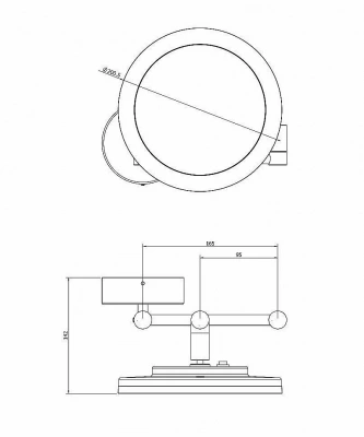 Зеркало косметическое Langberger Alster 71785