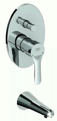Смеситель для ванны с душем GPD FELIS MAB75