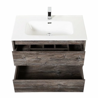Тумба с раковиной BelBagno KRAFT 80 2C-SO/BB800ETL Pino Pasadena