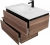 Тумба с раковиной Cezares Slider 80 SLIDER-800-1C-SO-NA орех дымчатый
