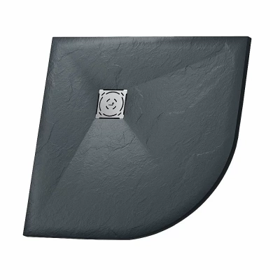 Душевой поддон RGW ST/R-G Stone Tray 16153099-02 90x90 графит