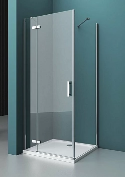 Душевой уголок BelBagno KRAFT AH-12 90x100 прозрачный/хром