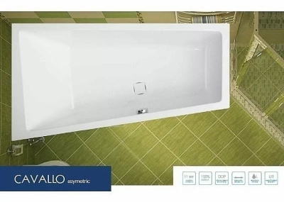 Ванна акриловая Vagnerplast Cavallo 160x90