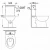Унитаз Grohe Bau Ceramic 39349 437 безободковый, с бачком Унитаз Grohe Bau Ceramic 39349 437 безободковый, с бачком
