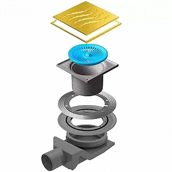 Душевой трап Pestan Confluo Standard 13000143 золото