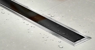 Душевой трап PESTAN Confluo Premium Glass Line 650 черное стекло/хром