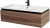 Тумба с раковиной Cezares Slider 100 SLIDER-1000-1C-SO-NA орех дымчатый