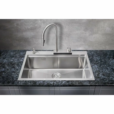 Мойка кухонная Milacio Denia 75 Steel MC.77420 нержавеющая сталь